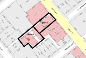__site plan 610 welsh paved